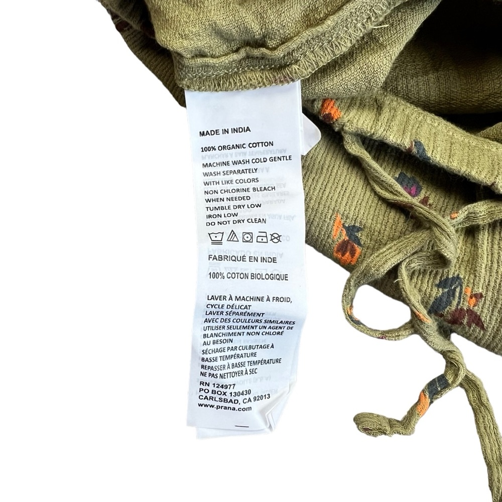 Prana little palm cami NEW sweet grass meadow women’s SZ L - Picture 6 of 7